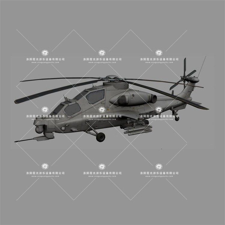 卢龙武装直升机3D模型